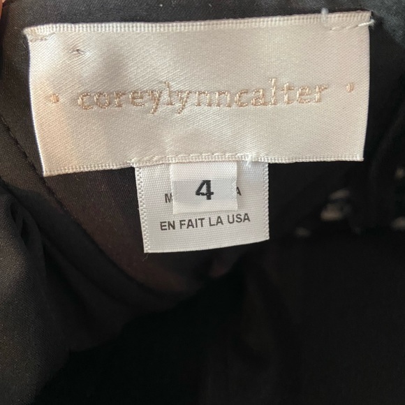 Anthropologie Corey Lynn Calter Polka Dot Floral Strapless Dress Prom Wedding - Picture 3 of 3